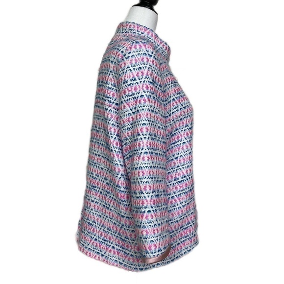 Matthew Williamson | Large Diamond Patterned Button-Up Jacket Blazer Size 10 - Picture 4 of 10